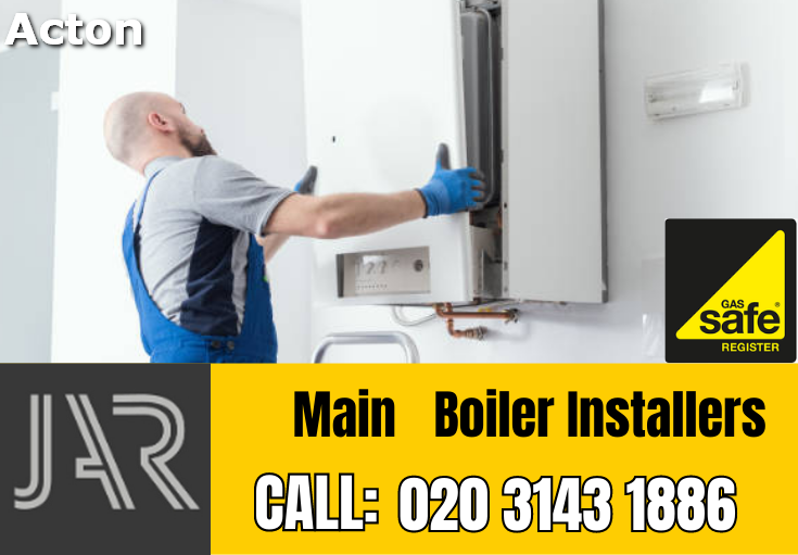 Main boiler installation Acton