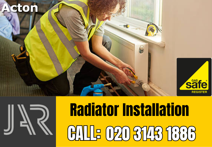 radiator installation Acton